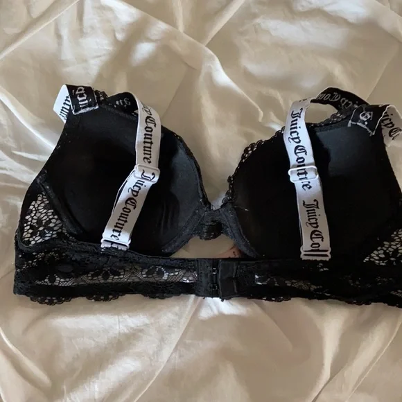 Juicy Couture Black Lace Bra 34B - Picture 4 of 6